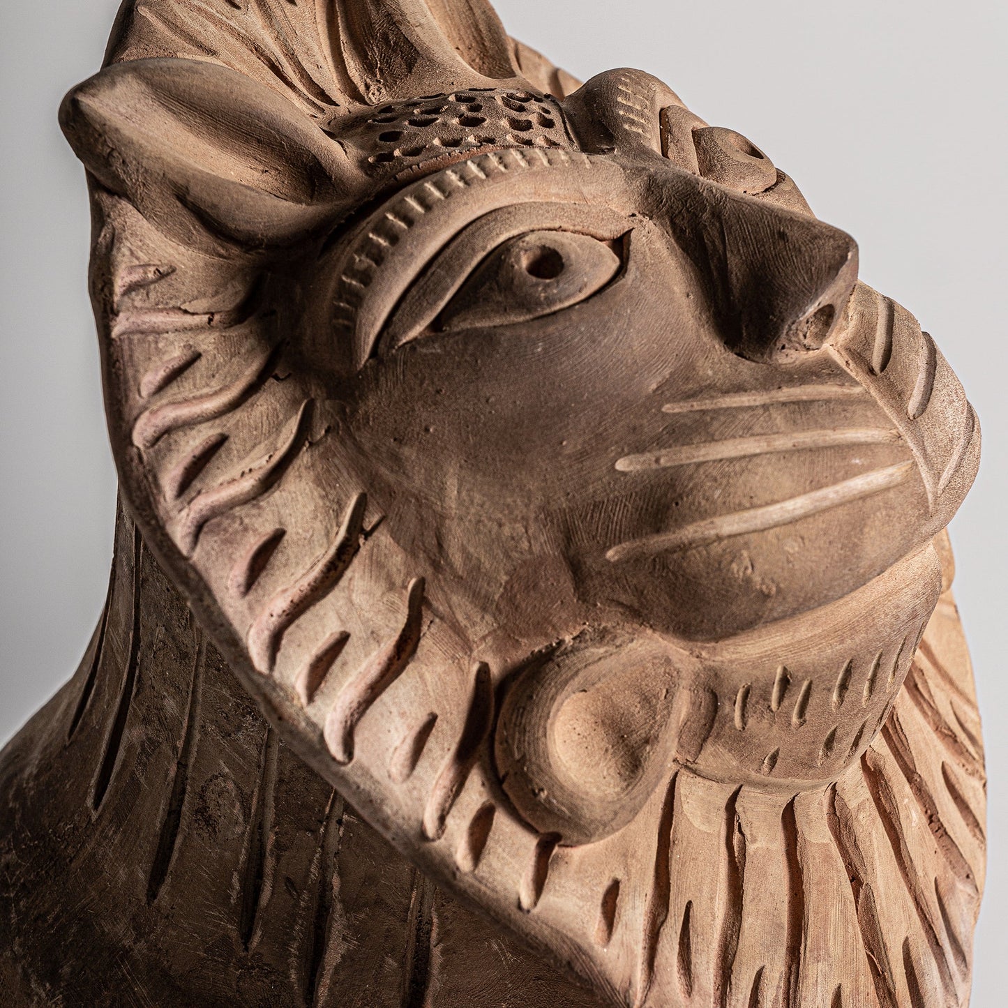 Lion Figure in Brown Colour