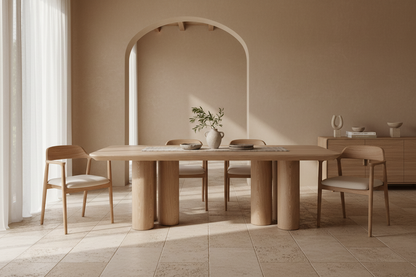 Mesa Comedor Prayssac en Color Beige