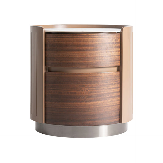 Giswil Bedside Table in Brown Colour