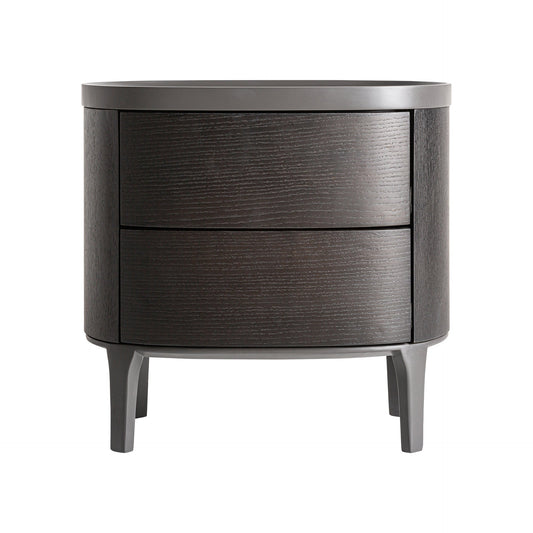 Liestal Bedside Table in Black Colour