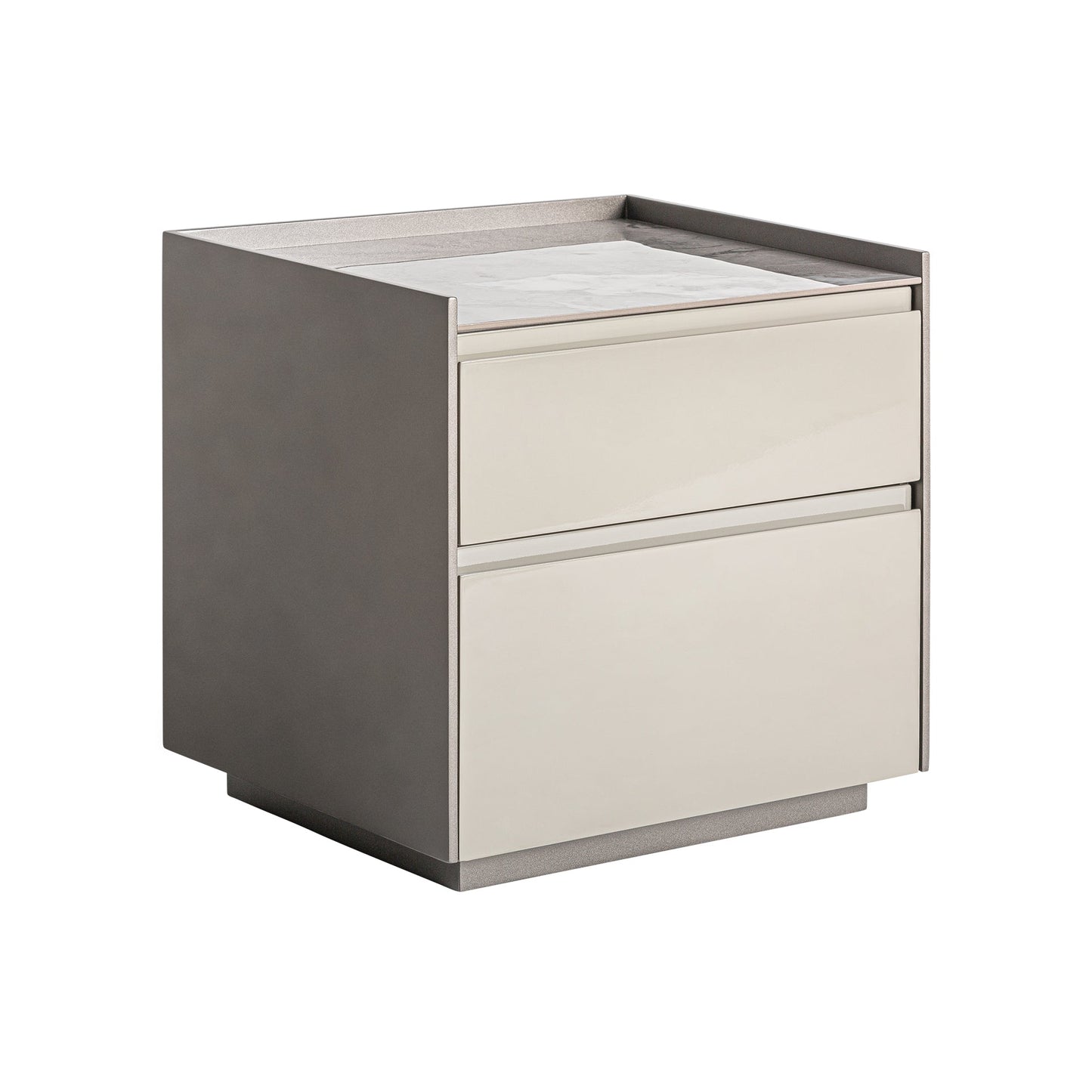 Rotwell Bedside Table in Beige Colour