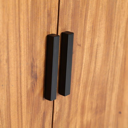 Lauris Side Board in Black/Brown Colour