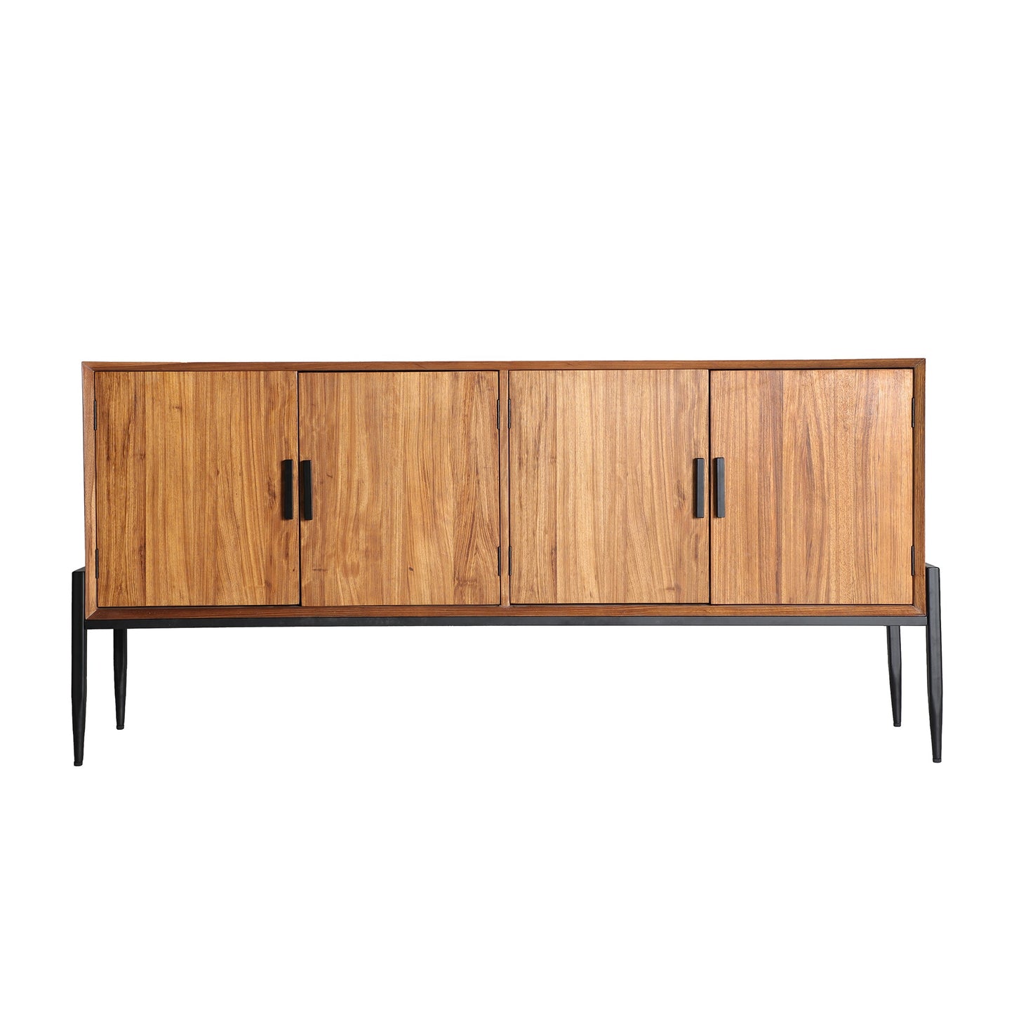 Lauris Side Board in Black/Brown Colour