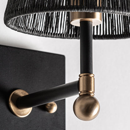 Gael Wall Lamp in Black Colour