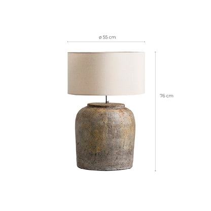 Sigrid Table Lamp in Grey Colour