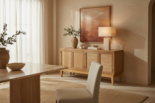 Doazit Side Board in Light Brown Colour