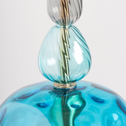 Micah Ceiling Lamp in Blue Colour