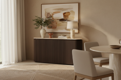 Aparador Verona en madera dm marrón marrón – Estilo Contemporáneo
