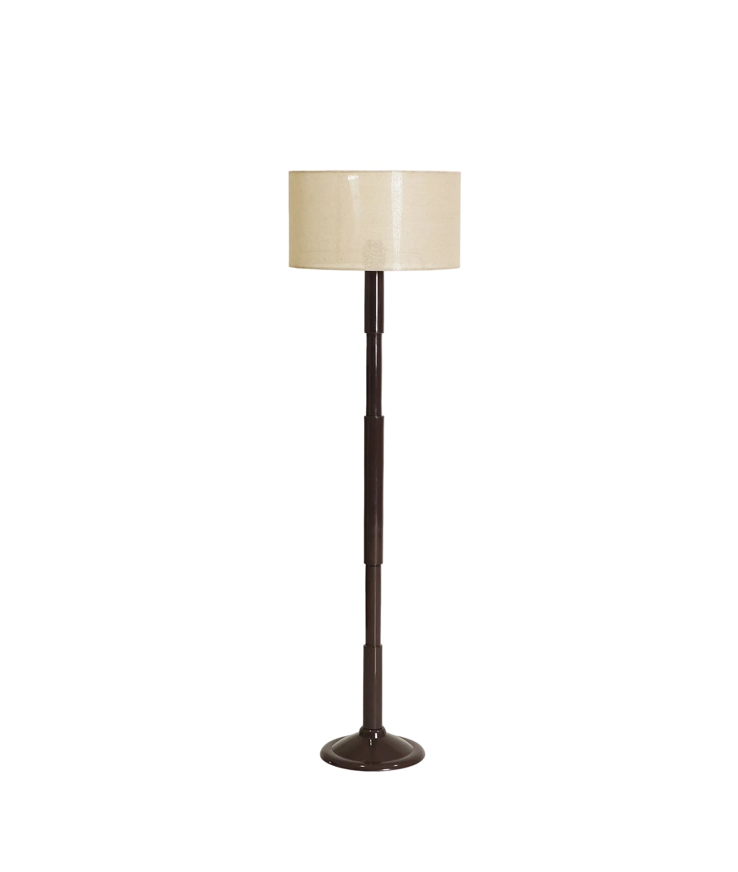 Lámpara de Pie Freya en aluminio marrón marrón – Estilo Contemporáneo