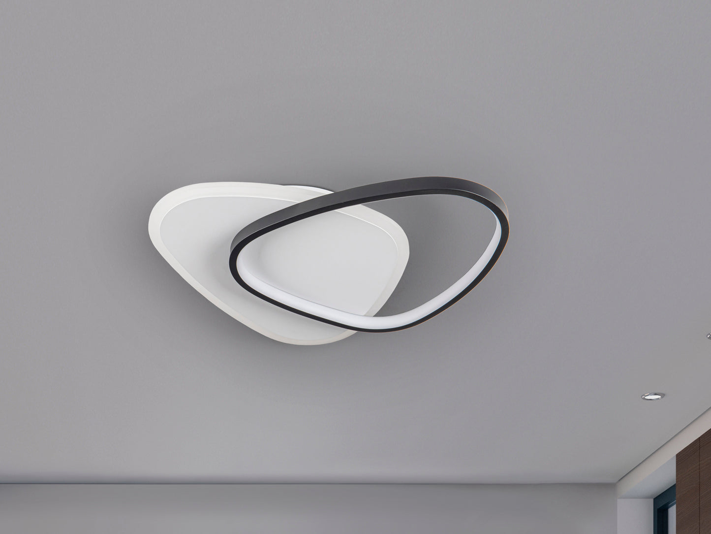 Romo Ceiling Lamp White Black