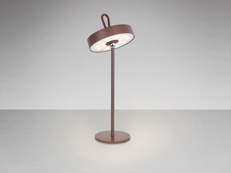 Gong Led Table Lamp Corten