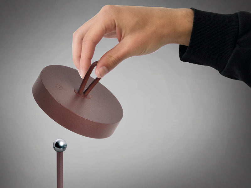 Gong Led Table Lamp Corten