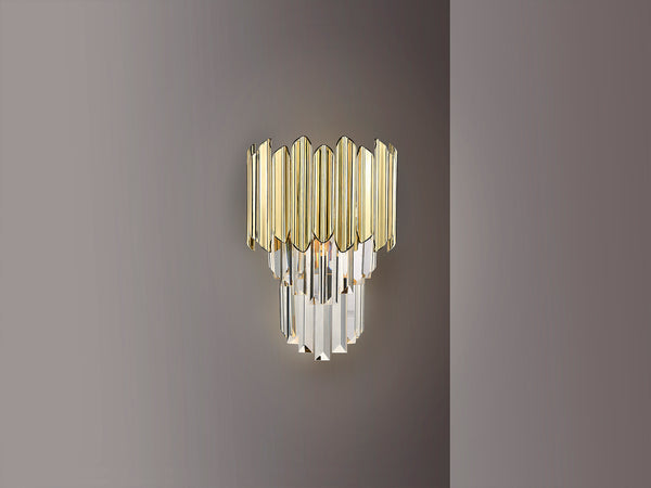 Tiara- Wall Lamp 1L Chrome-Gold