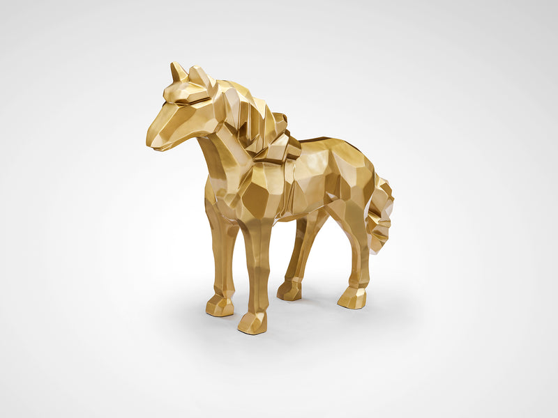 Future Horse Figura Caballo Oro