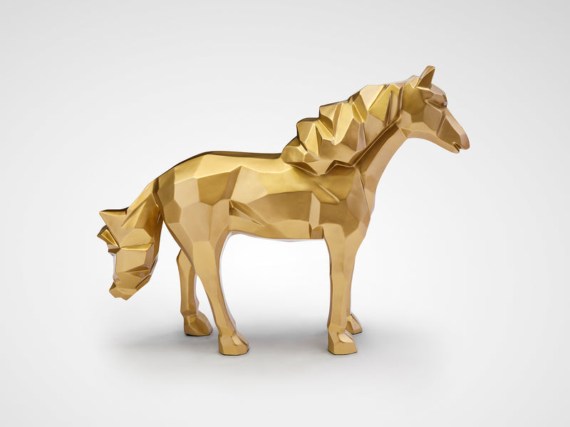 Future Horse Figura Caballo Oro