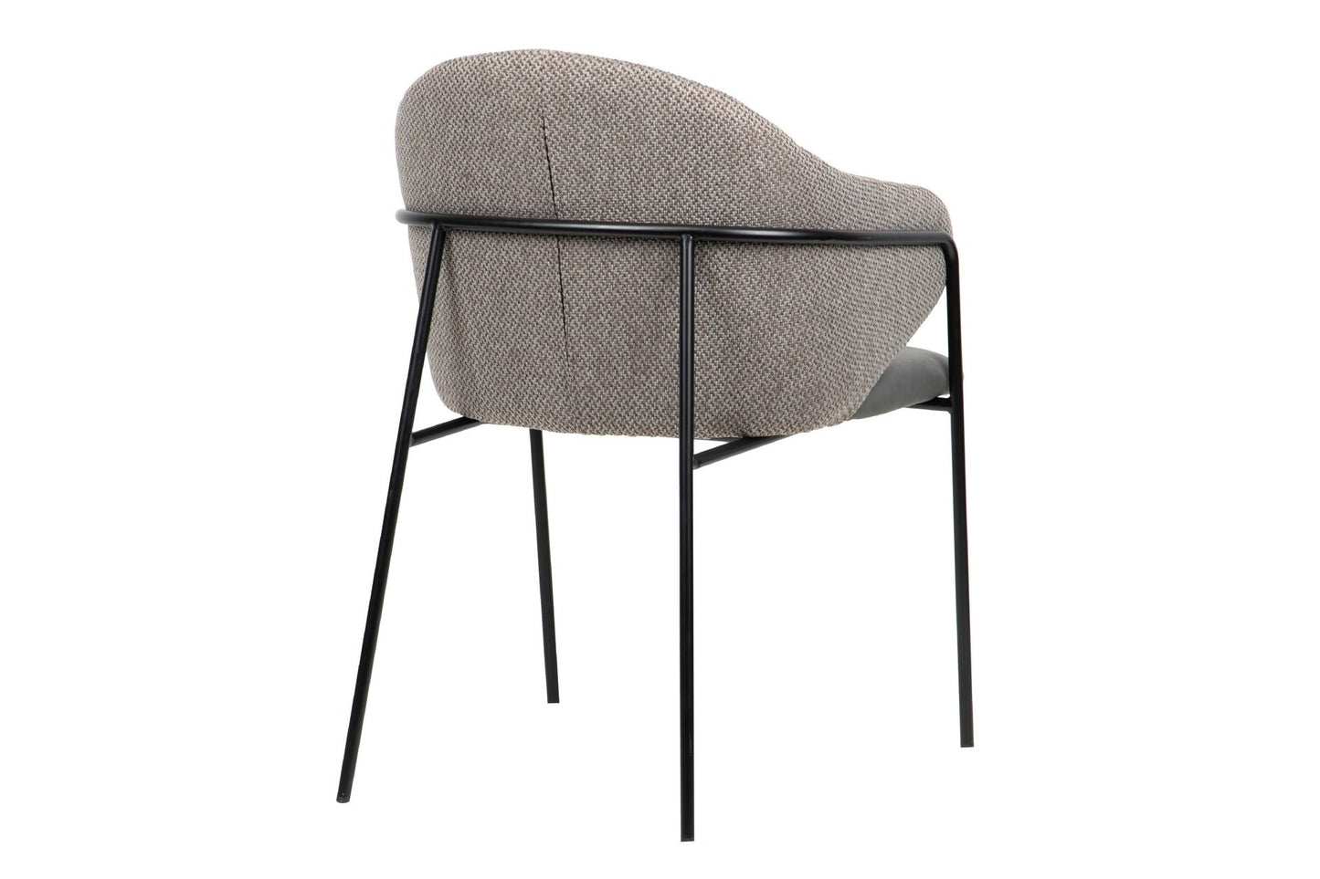 Silla Pu Poliester Gris 57X59X82 Cm