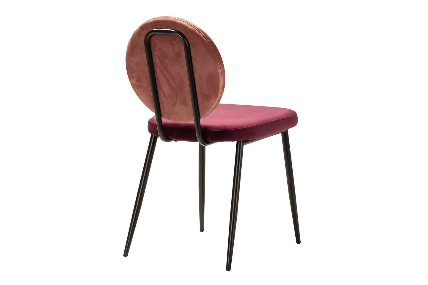 Silla Velvet Rosa Morado 45X58X83 Cm