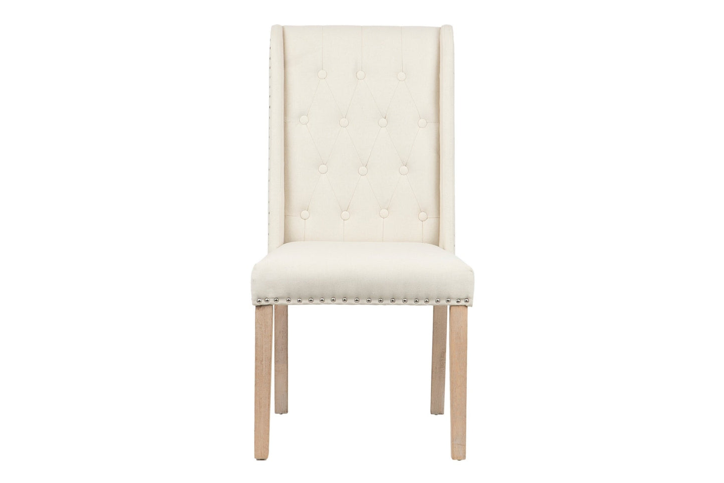 Silla Con Tirador Lino Capitone Beige 55X63X101 Cm