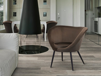 Ozome Black Brown Chair