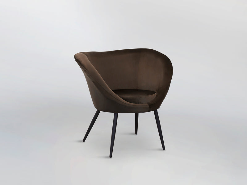 Ozome Black Brown Chair