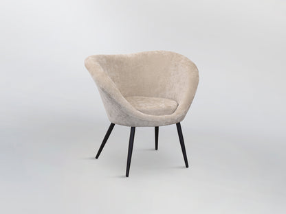 Ozome Beige Black Chair