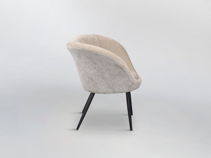 Ozome Beige Black Chair