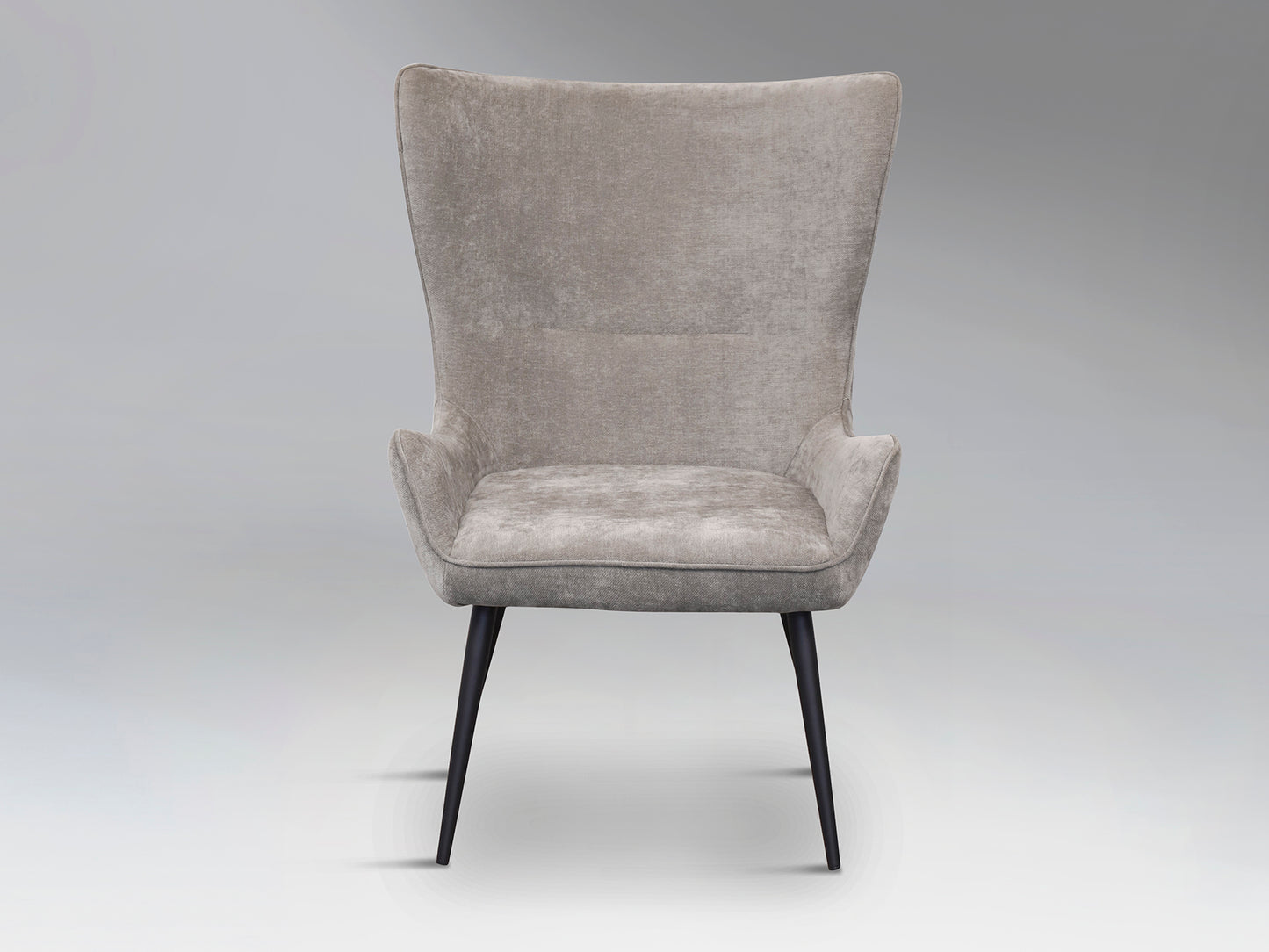 Loira Black Light Grey Chair