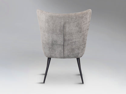 Loira Black Light Grey Chair