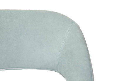 Taburete Velvet Azul Norfolk 51X53X102 Cm