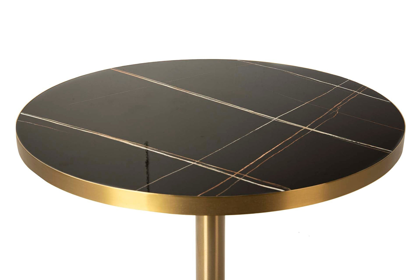 Mesa Comedor Inox. Piedra Lodi 90X90X75 Cm