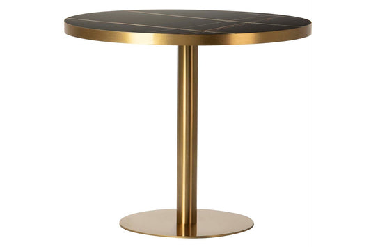 Mesa Comedor Inox. Piedra Lodi 90X90X75 Cm