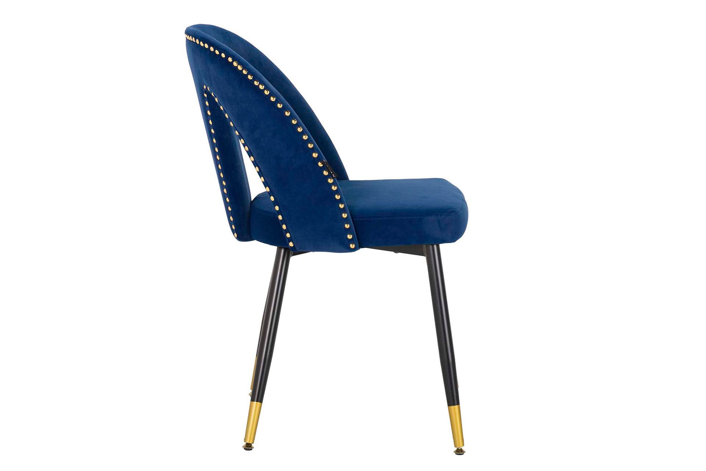 Silla Velvet Azul Stowe 49X54X78 Cm
