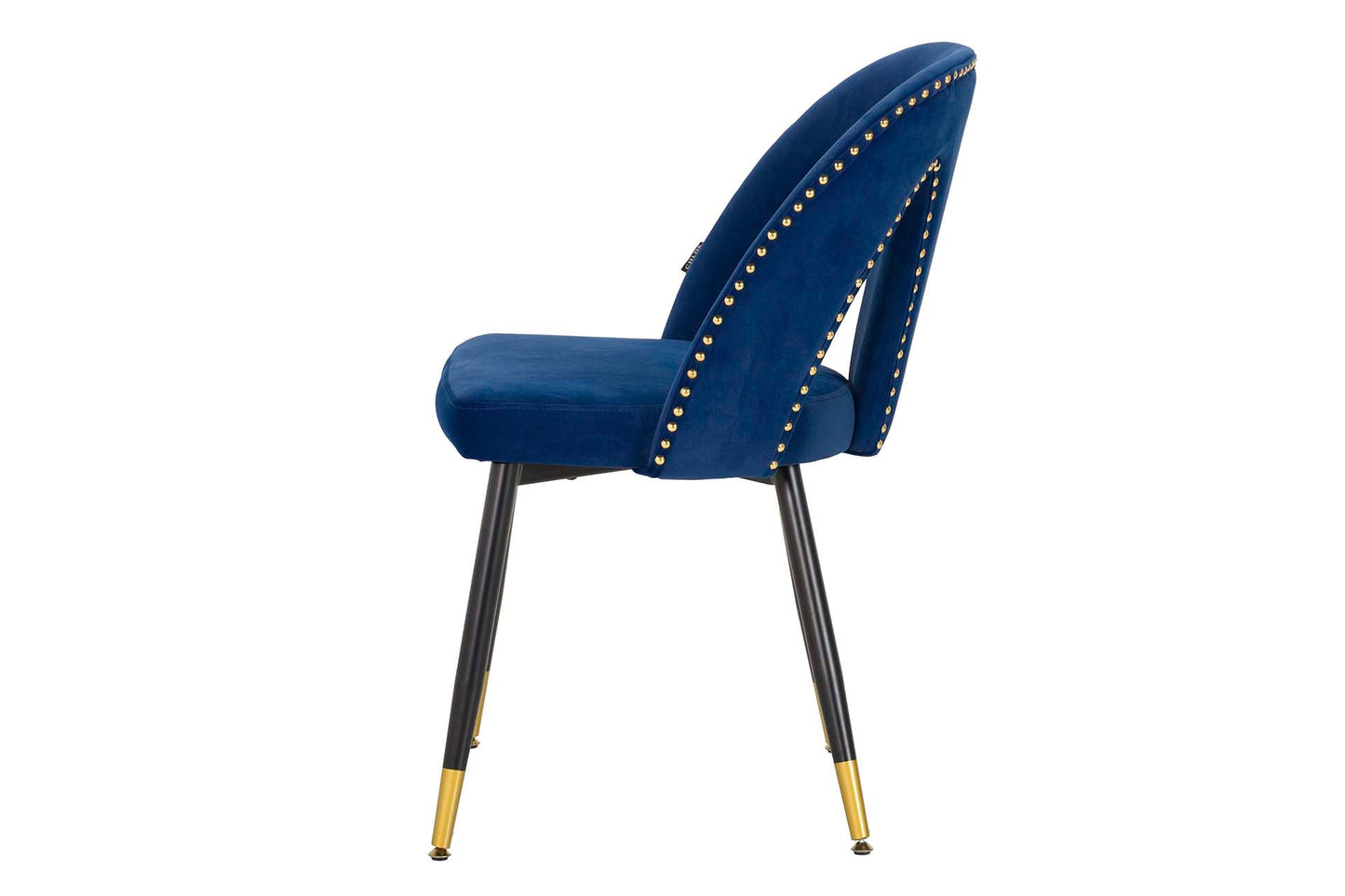Silla Velvet Azul Stowe 49X54X78 Cm