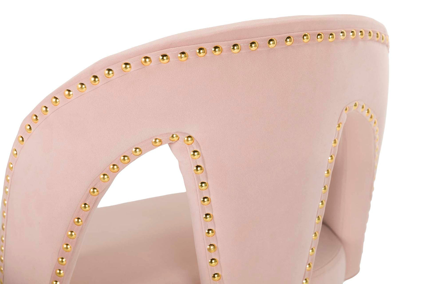 Taburete Bar Velvet Rosa Harbor 46X53X105 Cm