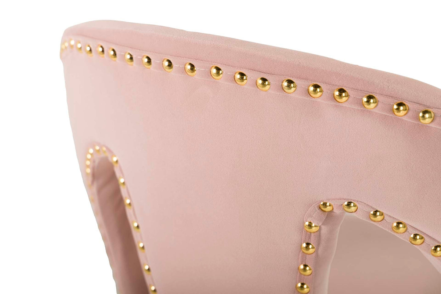 Taburete Bar Velvet Rosa Harbor 46X53X105 Cm