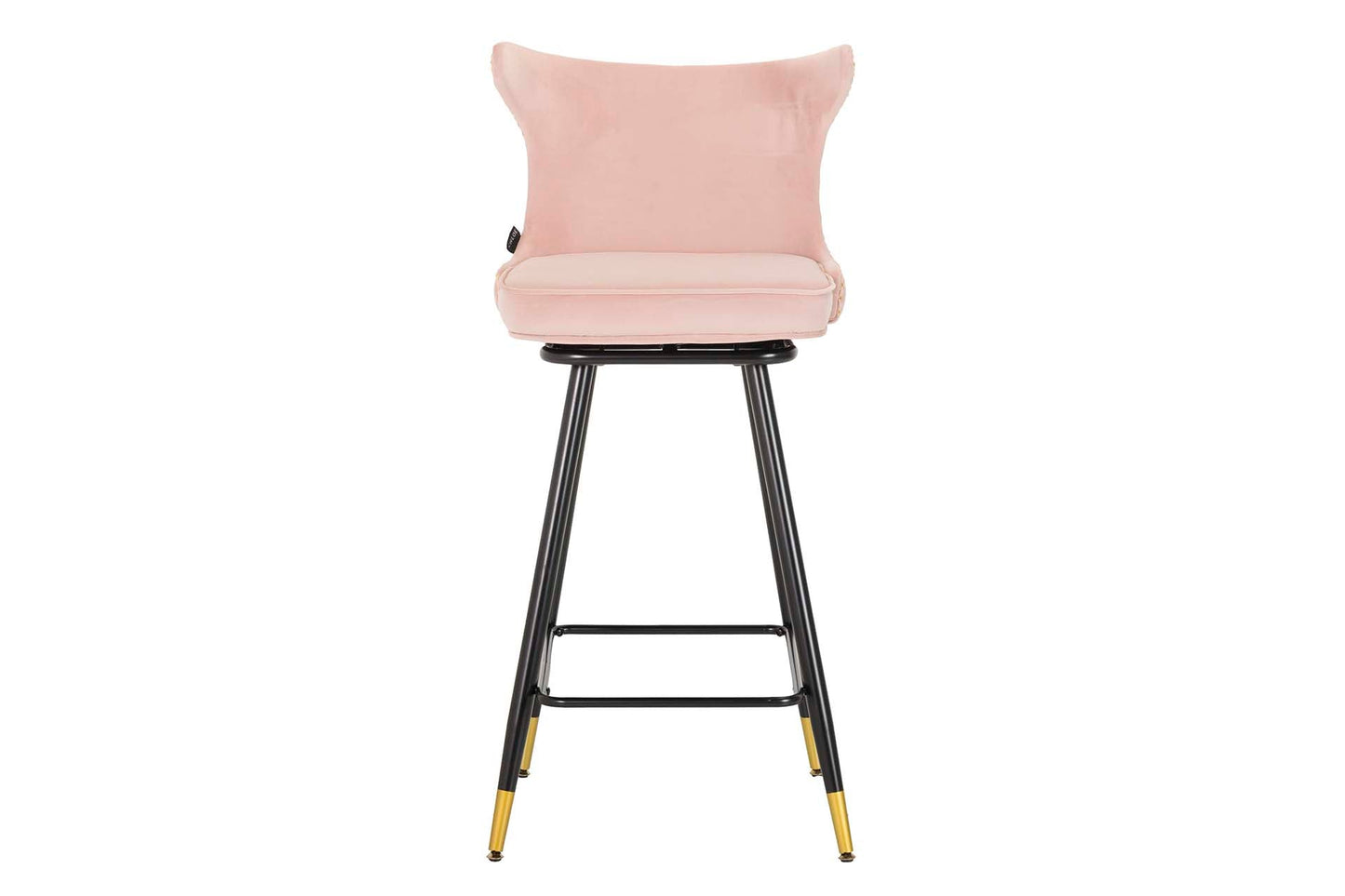 Taburete Bar Velvet Rosa Clinton 46X53X105 Cm