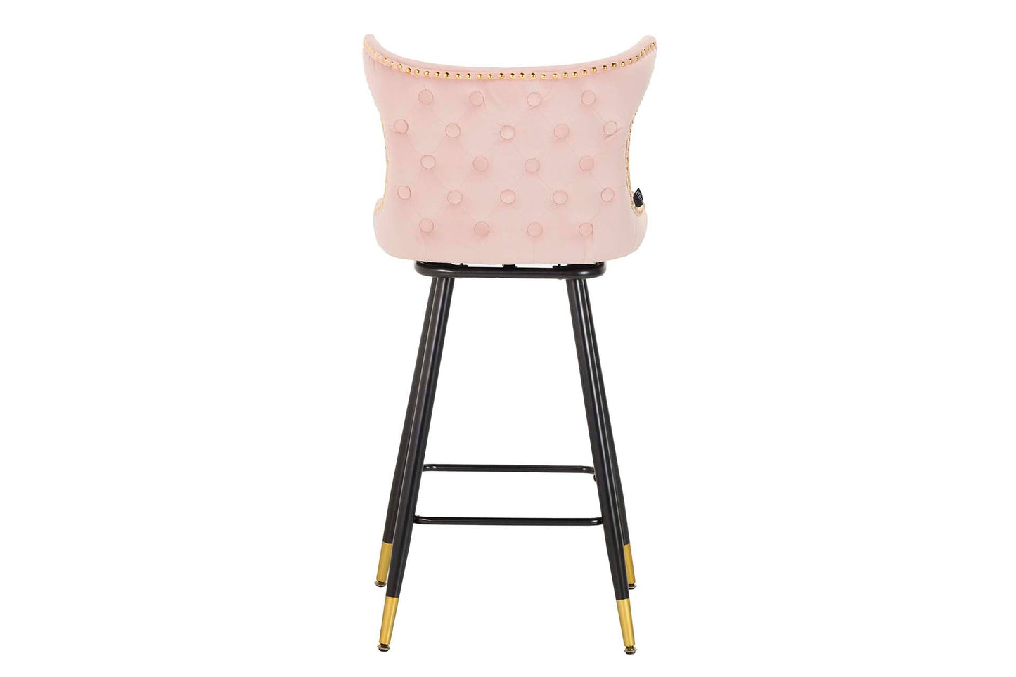 Taburete Bar Velvet Rosa Clinton 46X53X105 Cm