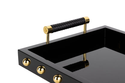 Bandeja Mdf / Metal Zinc / Acero Inox 45X33X9 Cm