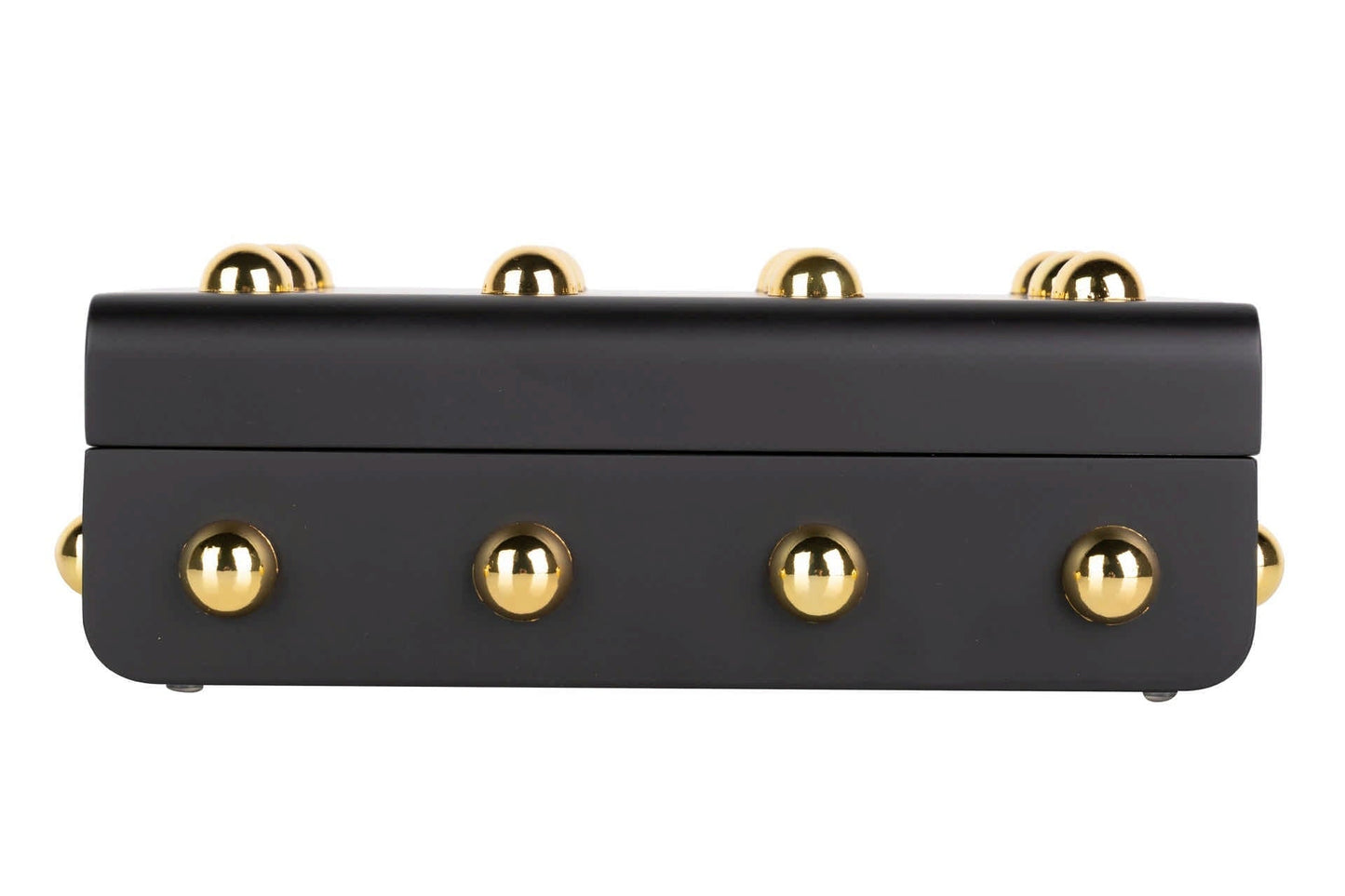 Caja Mdf Negro Dorado 24x16x7.5 Cm