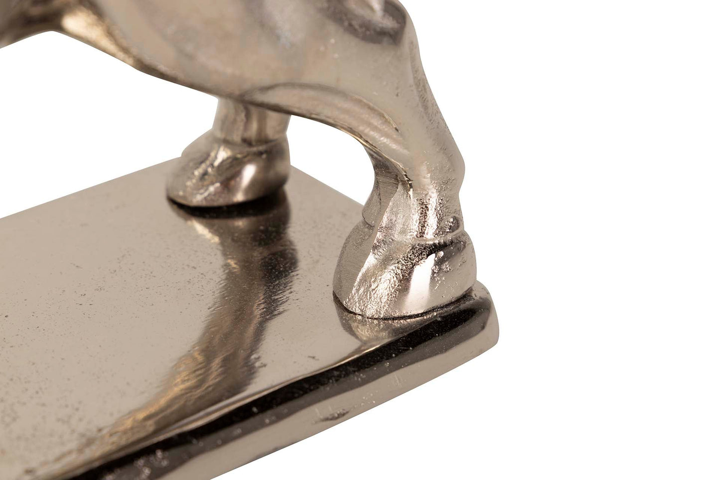 Champanera Toro Aluminio Plateado 44X13X24 Cm