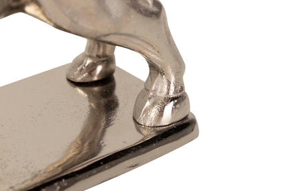 Champanera Toro Aluminio Plateado 44X13X24 Cm