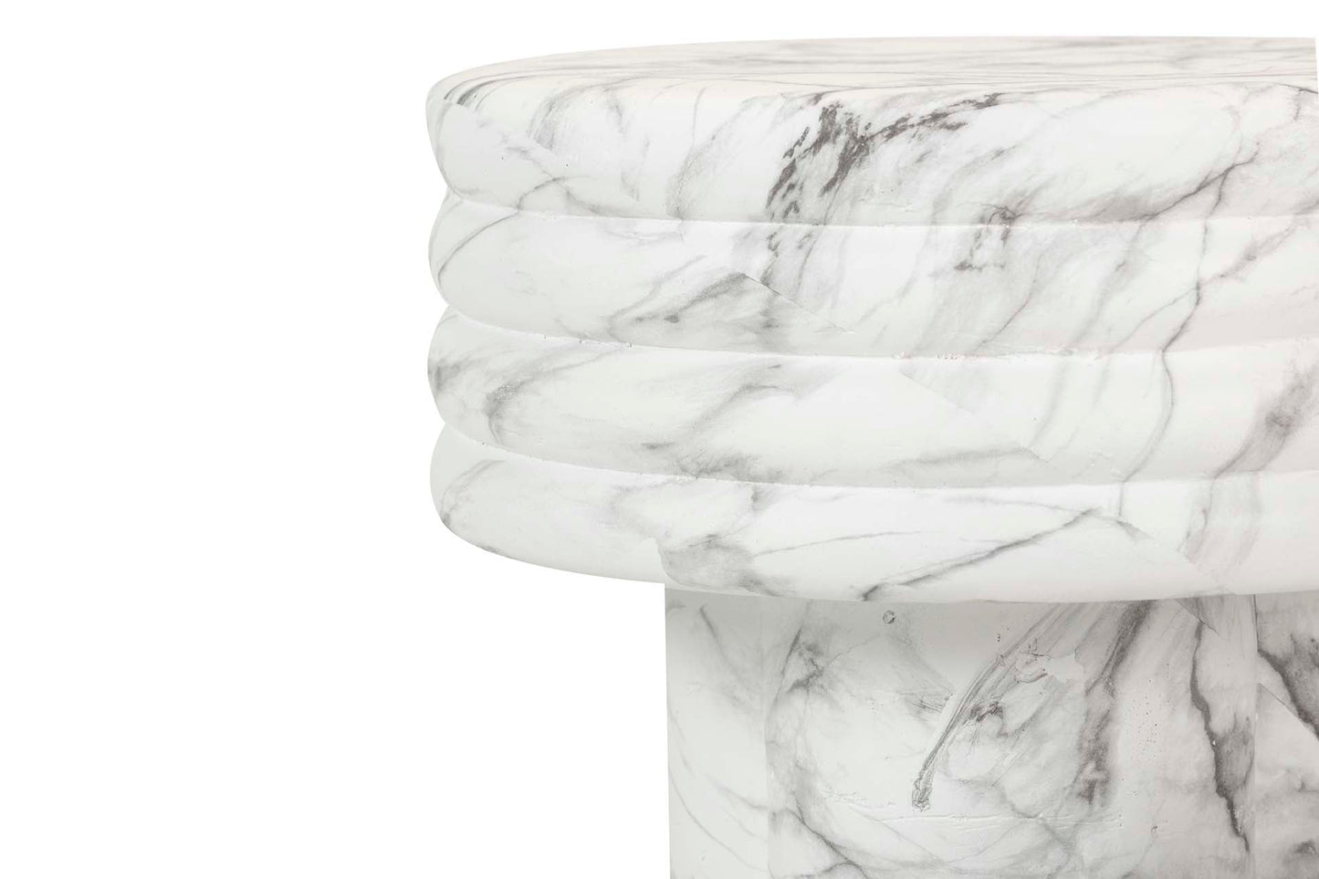 Mesa Auxiliar Blanco Sedit 37X37X42 Cm