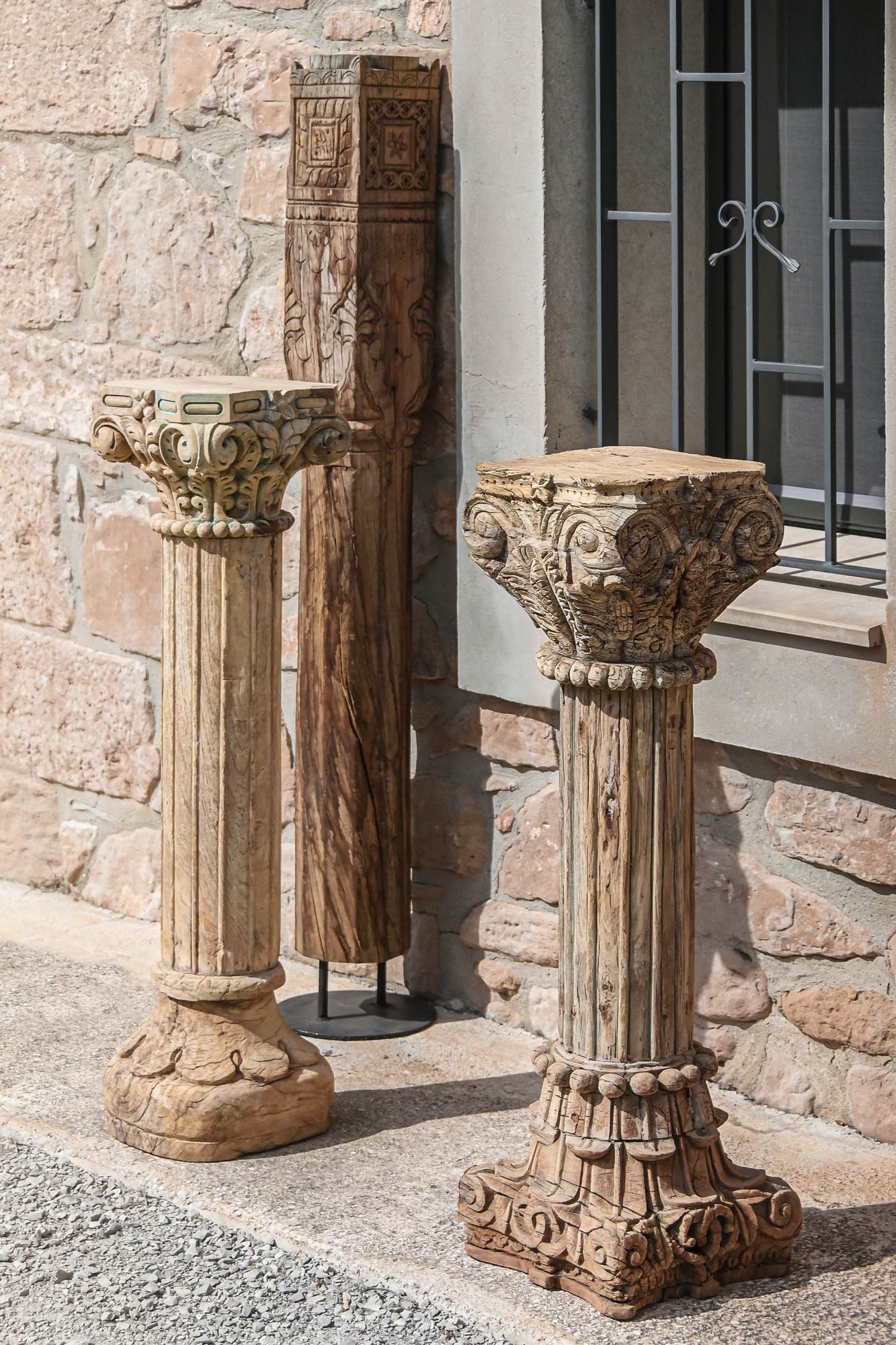Columna Madera Tallada UNIQUE / ANTIQUE - image 2