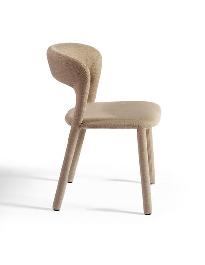 Taupe upholstered chair