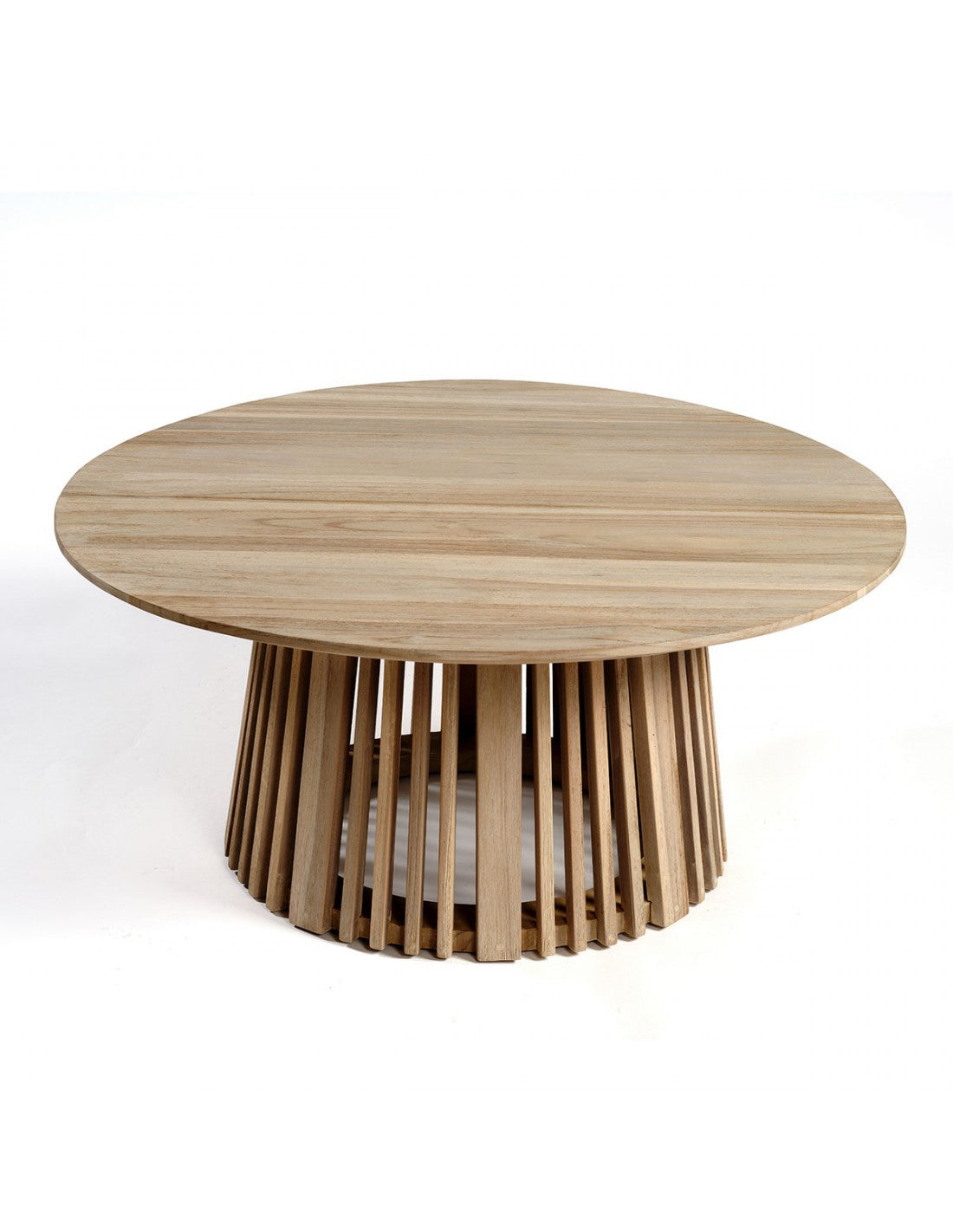 Outdoor coffee table with central leg...