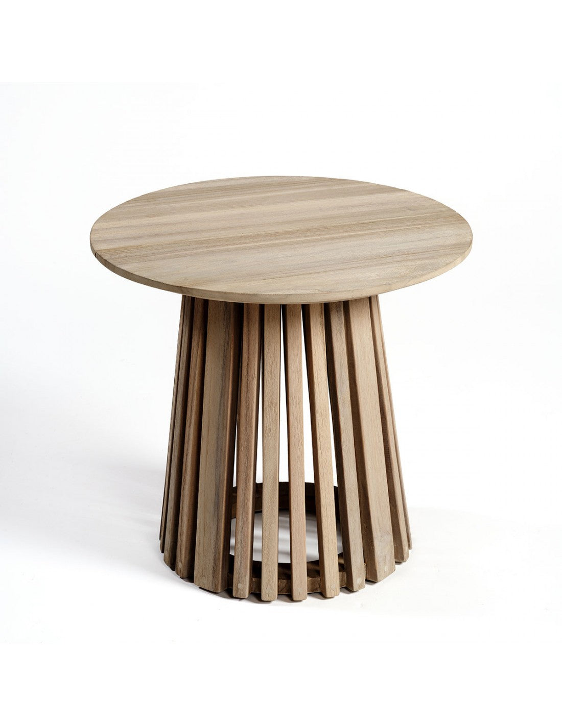 Teak outdoor side table with...