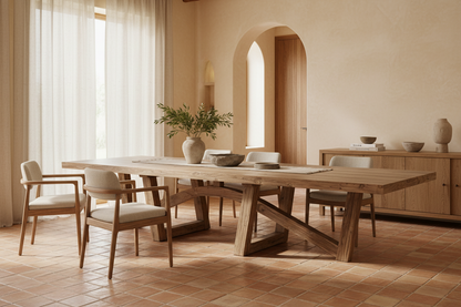 Mesa Comedor Nysted en Color Natural