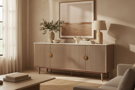Sideboard Zerf in Mango Wood Natural – Contemporary Style