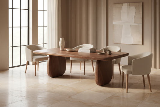 Table in Acacia Wood Natural – Contemporary Style