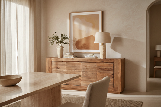 Sideboard Truel in Recycled Pine Wood Natural Wood – Classic Style